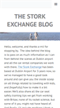 Mobile Screenshot of blog.thestorkexchange.ie
