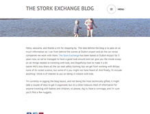 Tablet Screenshot of blog.thestorkexchange.ie